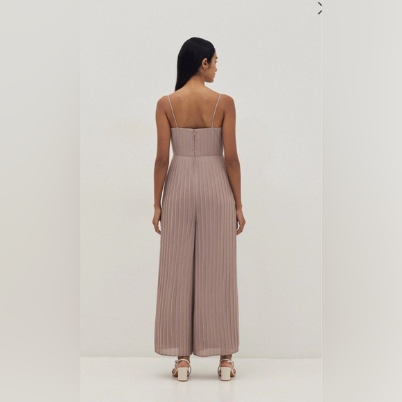 Love Bonito Marlene Straight Leg Pleated Jumpsuit | Wedding, Cocktail | NWT | S - Picture 7 of 12